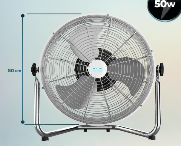 Cecotec EnergySilence 4500 GyroPro – Ventilador Industrial 110W Oscilante