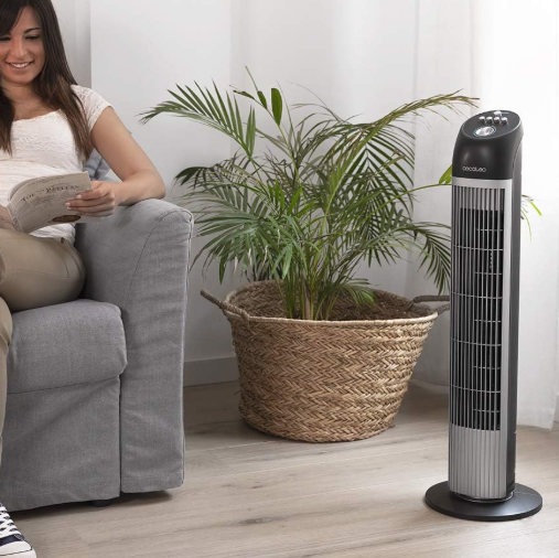 Cecotec EnergySilence 850 Skyline – Ventilador de Torre 45W y 33”