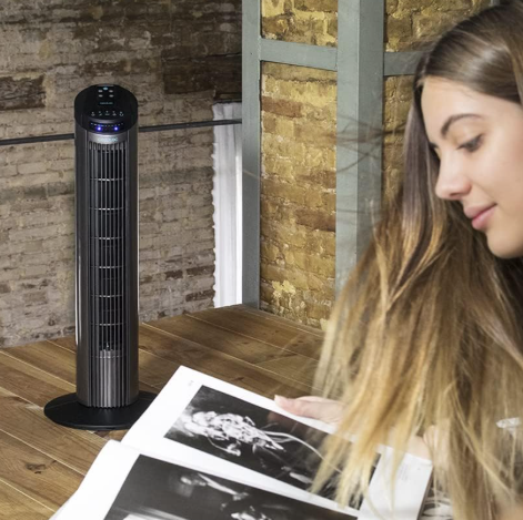 Cecotec EnergySilence 890 Skyline – Ventilador de Torre 50W con Mando