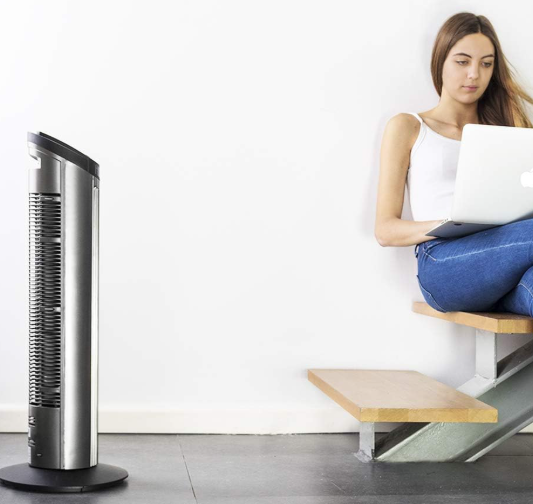 Cecotec EnergySilence 890 Skyline – Ventilador de Torre 50W con Mando
