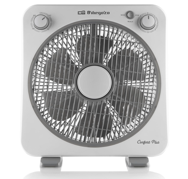 Ventilador de Suelo Orbegozo BF 0138 – 40W con Difusor Rotativo