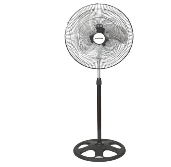 Ventilador de Pie Max Star 18” 70W Oscilante con 3 Velocidades