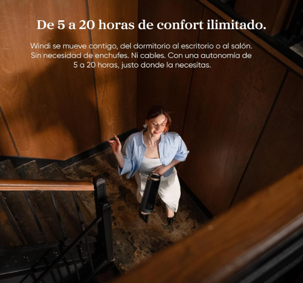 Ventilador de Torre Levoit Windi Mini Pro 20 dB Portátil USB