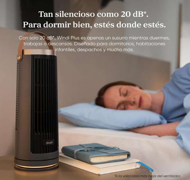 Ventilador de Torre Levoit Windi Mini Pro 20 dB Portátil USB