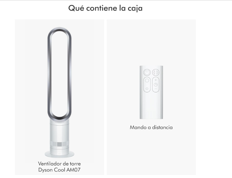 Ventilador sin aspas de Torre Dyson AM07 Air Multiplier