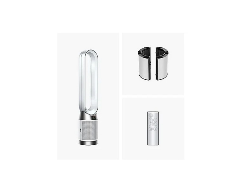 Ventilador sin aspas Dyson TP11 Purifier Cool™ PC1 con Filtro HEPA H13 y Carbón Activo | Air Multiplier™ | Control por APP y Mando | Plata