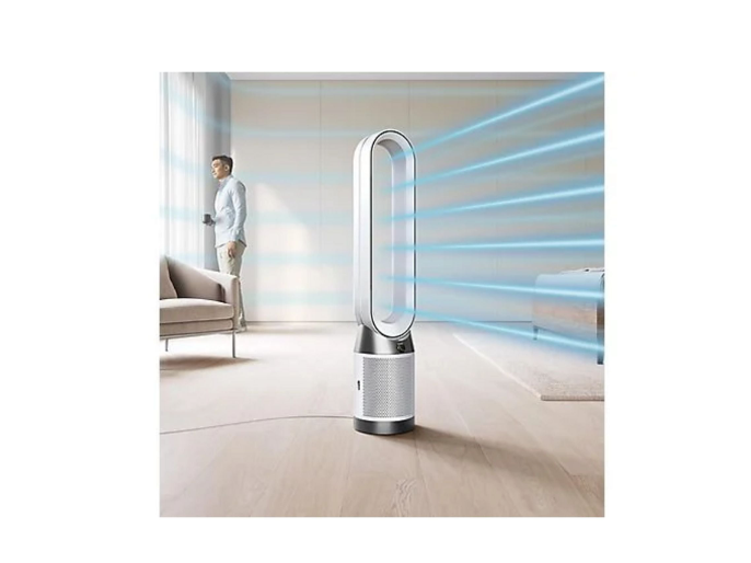 Ventilador sin aspas Dyson TP11 Purifier Cool™ PC1 con Filtro HEPA H13 y Carbón Activo | Air Multiplier™ | Control por APP y Mando | Plata