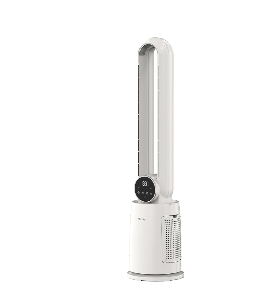 Ventilador sin aspas FACULA Blizzar 30W con 12 Velocidades | Bajo Consumo | Oscilación | Diseño Blanco