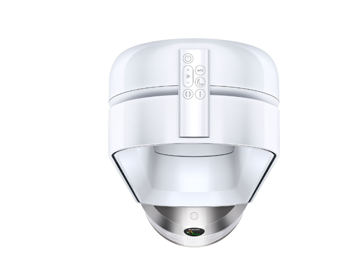 Ventilador sin aspas Dyson Purifier Hot+Cool™ HP1 que Purifica, Ventila y Calienta | Filtro HEPA H13 | Control por APP y Mando | Blanco