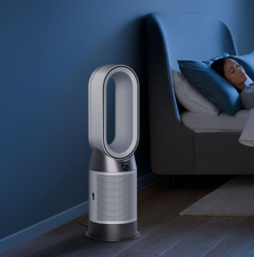 Ventilador sin aspas Dyson Purifier Hot+Cool™ HP1 que Purifica, Ventila y Calienta | Filtro HEPA H13 | Control por APP y Mando | Blanco