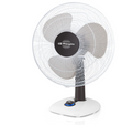 Ventilador de mesa Orbegozo TF 0133 de 40W con 3 Velocidades, Hélice 30 cm, Oscilación y Rejilla de Seguridad | Blanco