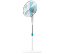 Ventilador de pie Cecotec EnergySilence 500 de 40W con 5 Aspas de 40 cm, 3 Velocidades, Oscilación y Altura Ajustable | Motor de Cobre | Blanco