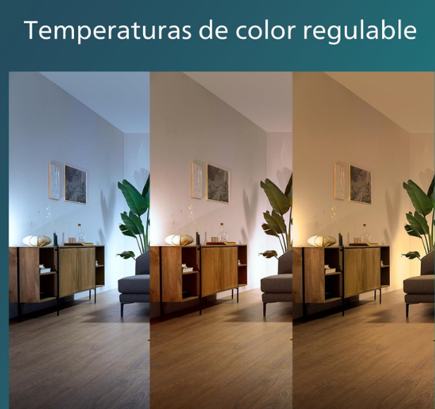 Ventilador de techo Philips Bliss 2024 con Luz LED 28W, Motor DC 35W, Aspas Retráctiles, 3 Tonos de Luz, Mando y APP | Modo Invierno/Verano | Clase A