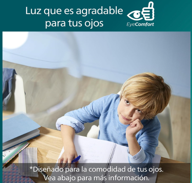 Ventilador de techo Philips Bliss 2024 con Luz LED 28W, Motor DC 35W, Aspas Retráctiles, 3 Tonos de Luz, Mando y APP | Modo Invierno/Verano | Clase A