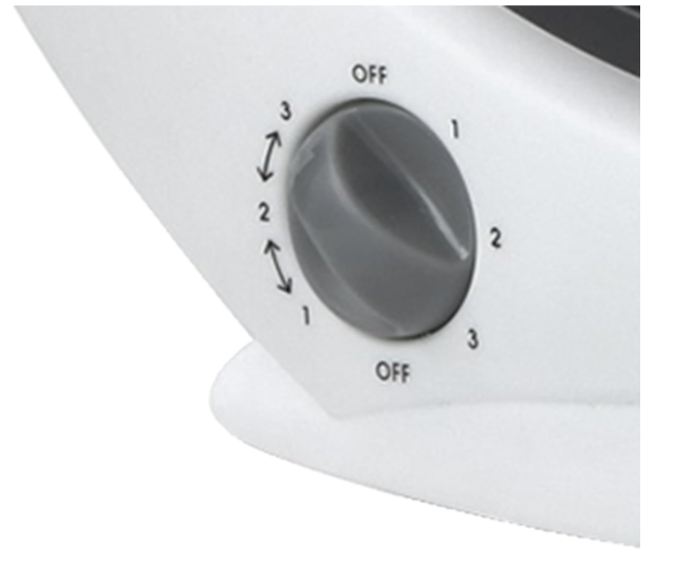 Ventilador portátil Jocca Box Fan de 30 cm con 5 Aspas, 3 Velocidades, Temporizador y Sistema Antivuelco | Suelo o Mesa | Blanco