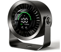 Ventilador de mesa DDKJ silencioso con 100 ajustes continuos, pantalla LED, batería 4000 mAh (13h) y diseño 2 en 1 Mesa/Pared | USB Recargable | Negro