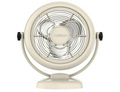 Ventilador de sobremesa Cecotec EnergySilence 800 RetroDesk Beige de 20W y 8" con 2 velocidades, 3 aspas aerodinámicas e inclinación ajustable | Base estable