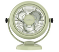 Ventilador de sobremesa Cecotec EnergySilence 800 RetroDesk Green de 20W y 8" con 2 velocidades, 3 aspas aerodinámicas e inclinación ajustable | Base estable | Verde