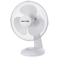Ventilador de sobremesa Max Star MS‑2416 de 16" con 3 velocidades, motor 40W, rejilla protectora y sistema anti‑vuelco | Silencioso y portátil