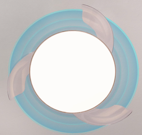 Ventilador de techo Cecotec EnergySilence Aero 4222 Invisible Textile con aspas retráctiles, motor DC 30W, luz LED 3 tonos, 42", 6 velocidades y temporizador