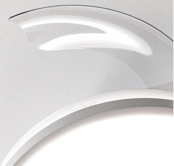 Ventilador de techo Cecotec EnergySilence Aero 4300 Invisible White con aspas retráctiles, luz LED regulable, 35W, 6 velocidades y temporizador