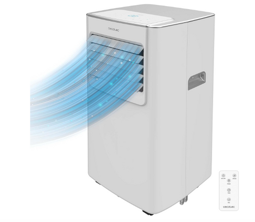 Aire acondicionado portátil Cecotec ForceClima 7100 de 7000 BTU con 4 modos, 2 velocidades, bajo consumo y cobertura 15–20 m²