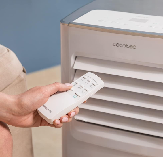 Aire acondicionado portátil Cecotec ForceClima 7100 de 7000 BTU con 4 modos, 2 velocidades, bajo consumo y cobertura 15–20 m²