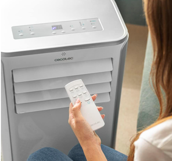 Aire acondicionado portátil Cecotec ForceClima 9100 de 9000 BTU con 4 modos, 2 velocidades, bajo consumo y cobertura 20–25 m²