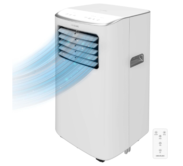 Aire acondicionado portátil Cecotec ForceClima 7400 Touch de 7000 BTU con control táctil, 4 modos, 2 velocidades y cobertura 15–20 m²