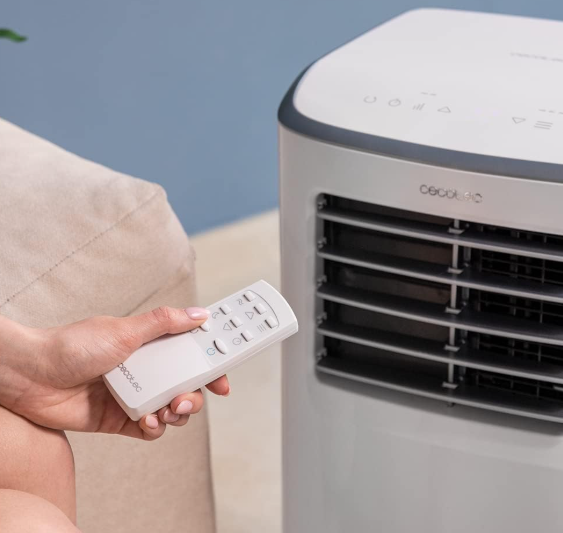 Aire acondicionado portátil Cecotec ForceClima 7400 Touch de 7000 BTU con control táctil, 4 modos, 2 velocidades y cobertura 15–20 m²