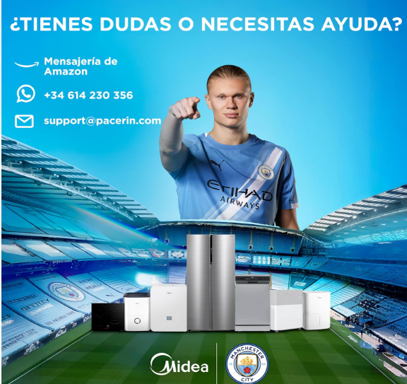 Aire acondicionado portátil MIDEA 12000 BTU frío y calor con bomba de calor 3500W, 4 modos, kit de ventana y control remoto