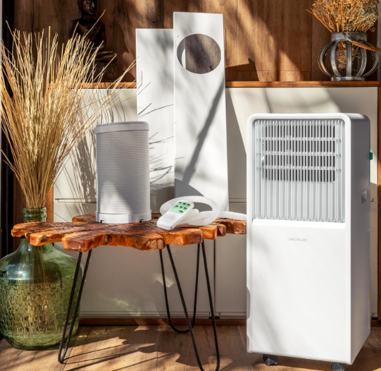 Aire acondicionado portátil Cecotec ForceClima 7550 Style Connected de 7000 BTU con WiFi, mando a distancia y cobertura 14 m²