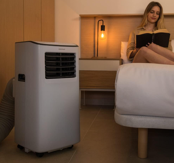 Aire acondicionado portátil Cecotec ForceClima 7500 Connected 7000 BTU con WiFi, mando, control táctil y cobertura 15–20 m²
