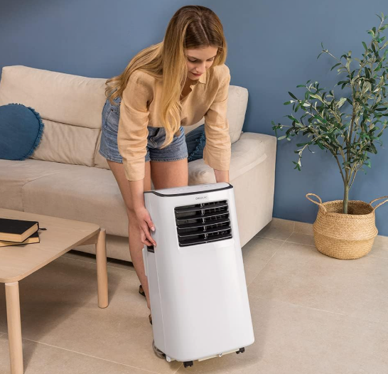 Aire acondicionado portátil Cecotec ForceClima 7500 Connected 7000 BTU con WiFi, mando, control táctil y cobertura 15–20 m²
