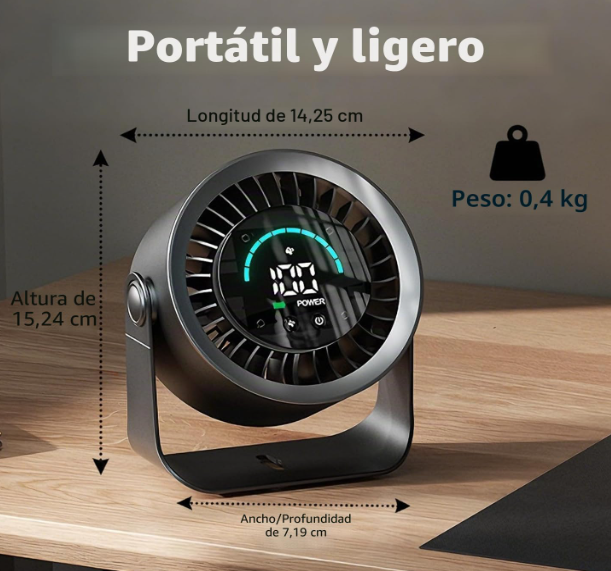 Ventilador de Mesa USB Refluxe