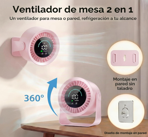 Ventilador de Mesa Refluxe