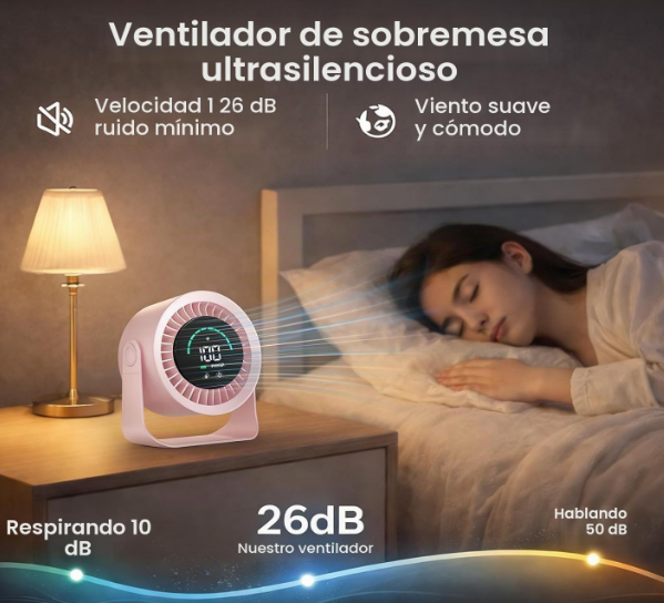 Ventilador de Mesa Refluxe