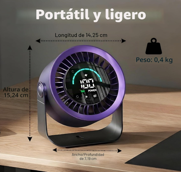 Ventilador de Mesa Refluxe