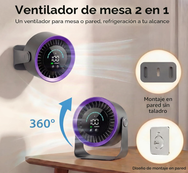 Ventilador de Mesa Refluxe