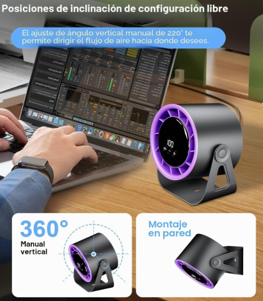 Ventilador de Mesa Macchiatto